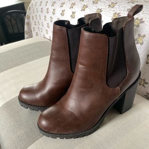Brown booties